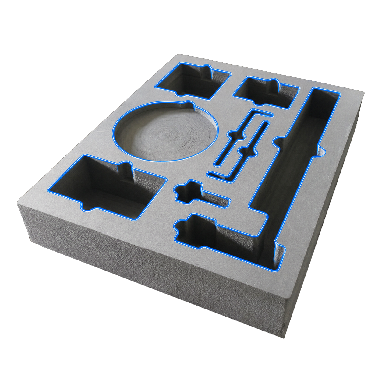CNC cut foam insert example